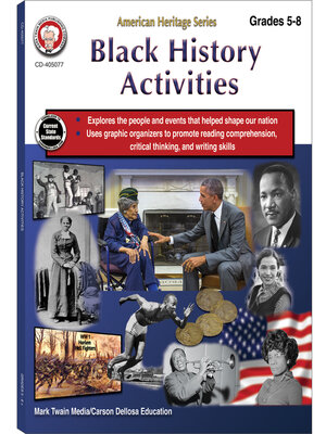 cover image of Black History Activities, Grades 5-8
